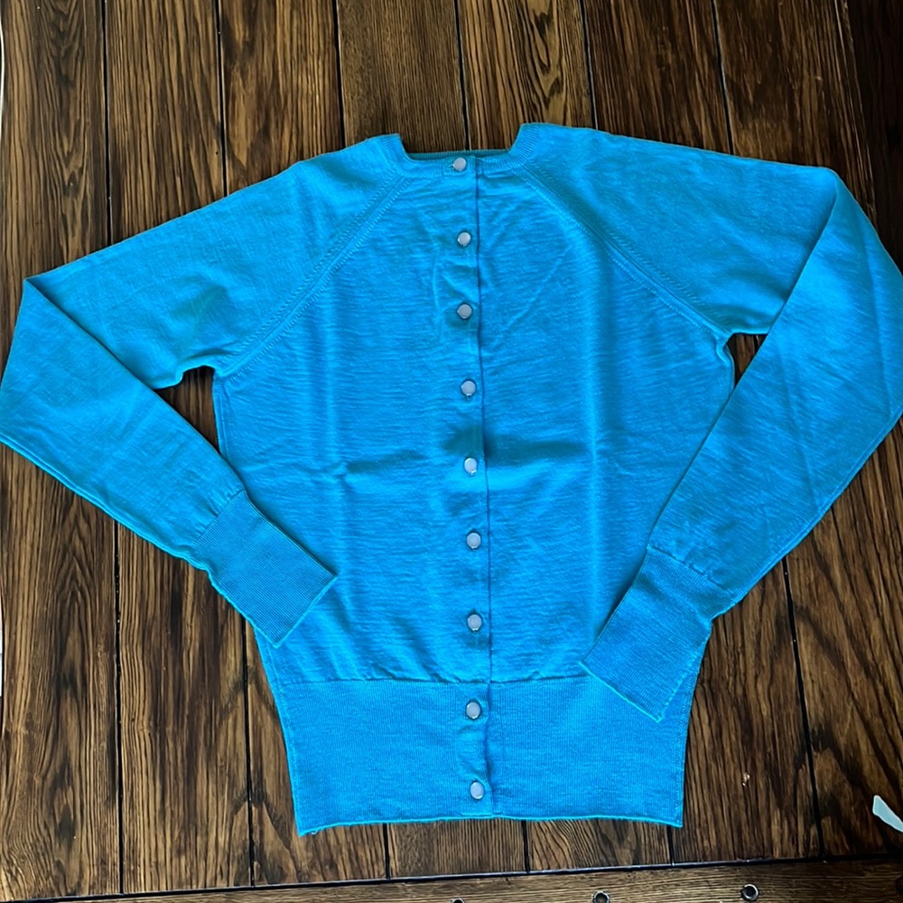 EUC vintage Barkley of London teal cardigan